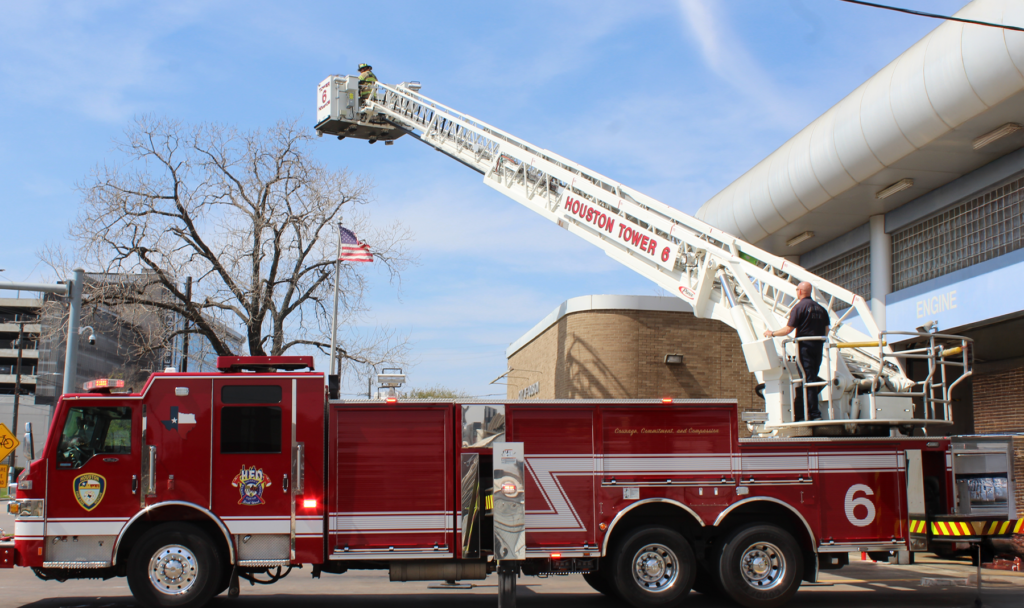 Firetruck with ladder